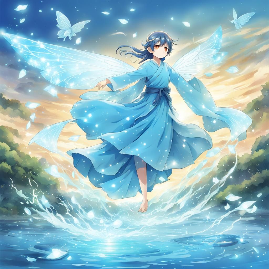 Anime Water Fairy in Disguise