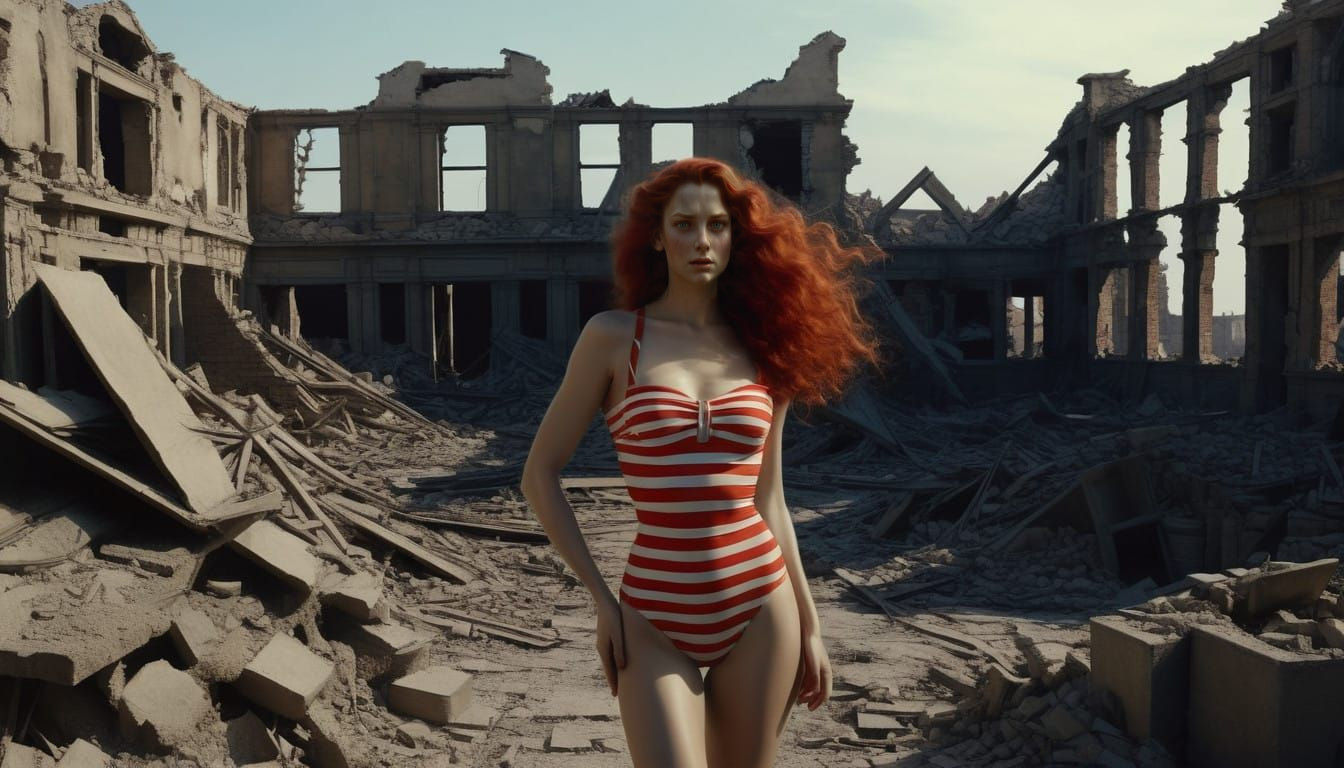 Epic Fantasy Battle Scene in Oil on Canvas