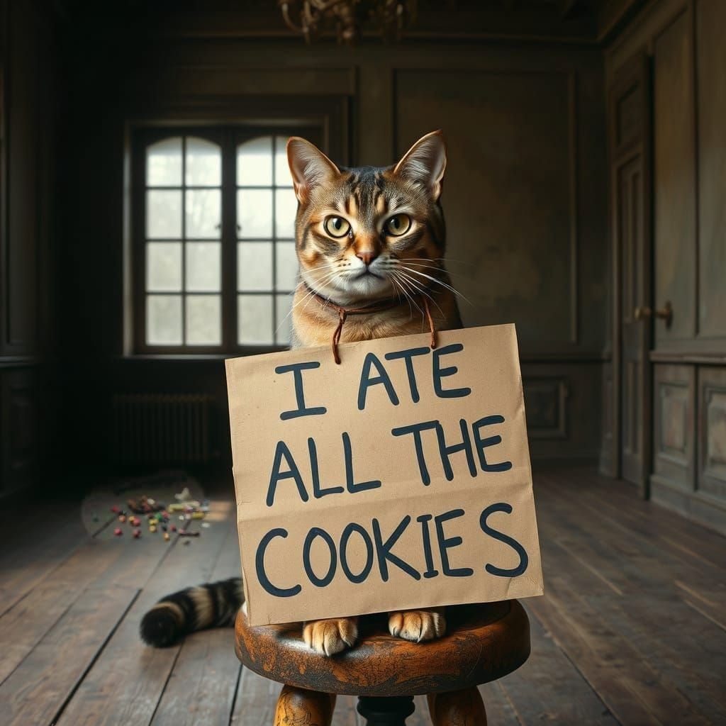 Two Mice Carry a Wooden Board with a Cheese Morsel in a Whim...