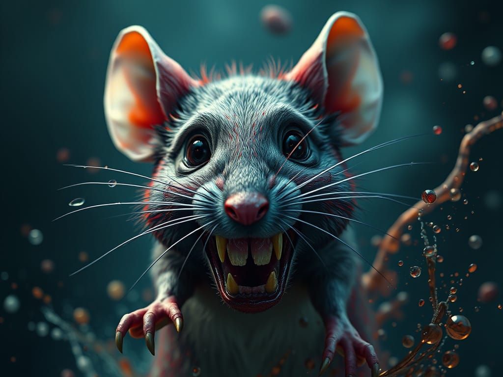 Joker-Inspired Mouse Concept Art in Vivid Colors