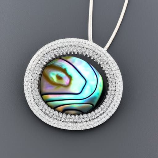 Icy Iridescent Still Life with Silver Accents