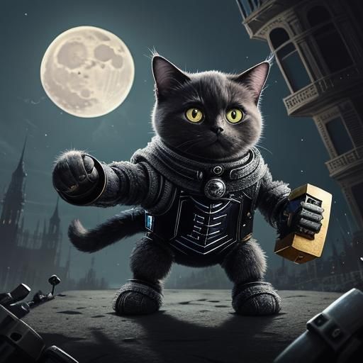 Cute AI Cat Robot: Moon Moon the Mad Genius
