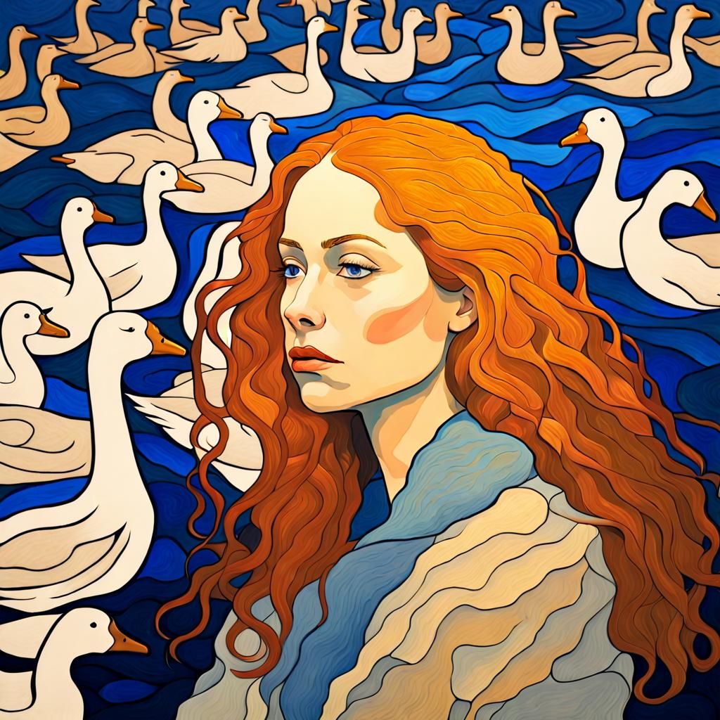 Ginger and geese 1.1