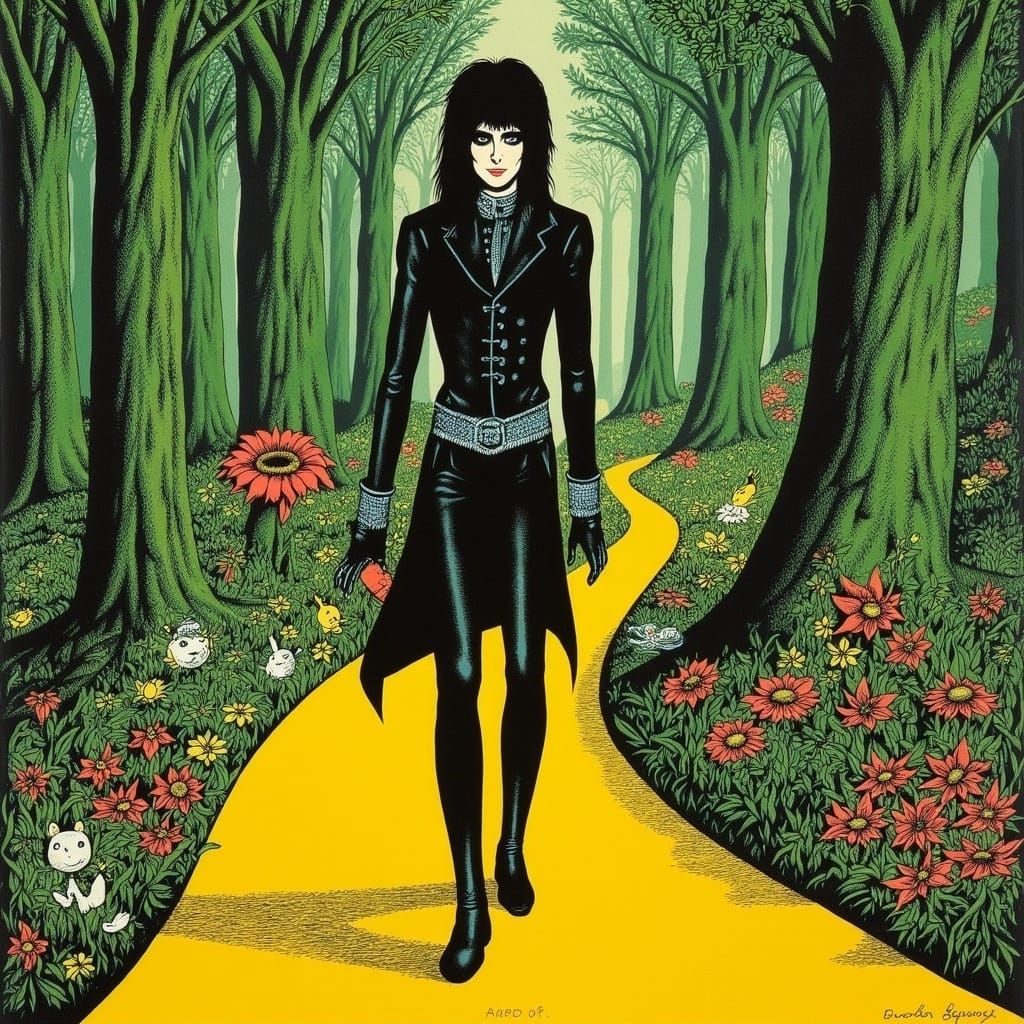 Alice Cooper Walks the Yellow Brick Road