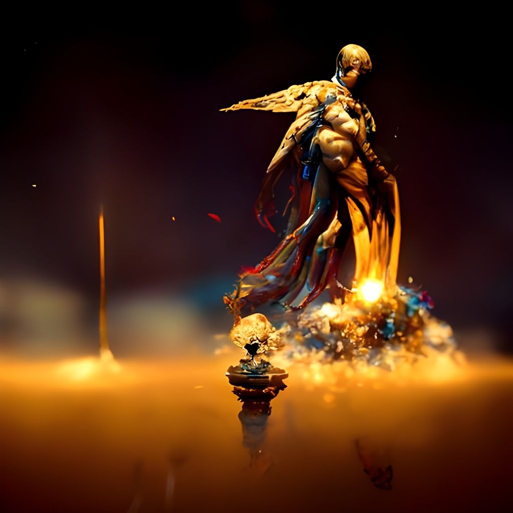 Angelic Apotheosis in Galactic Fire