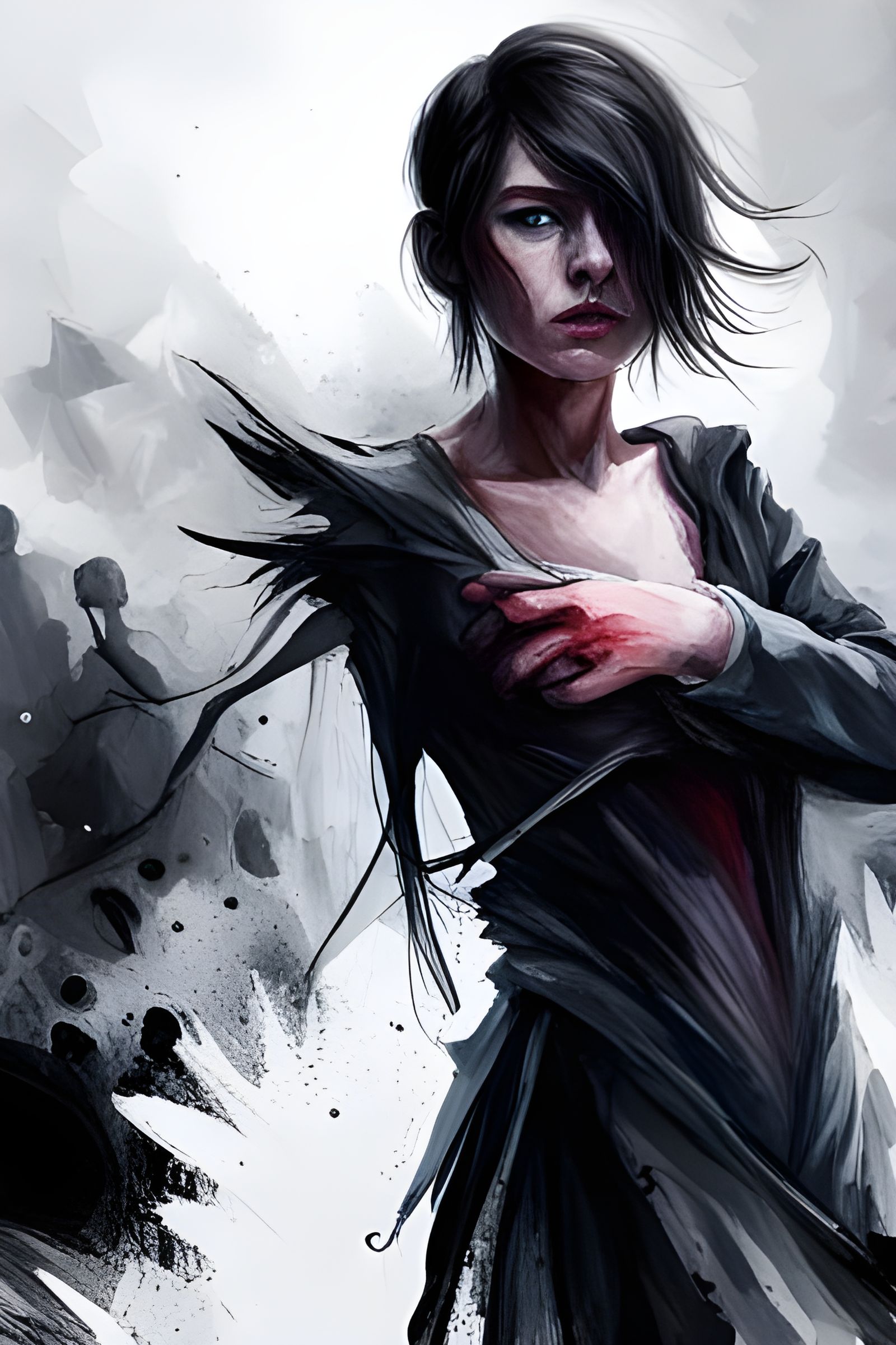 Apocalyptic World Destroyed by Elder God, Digital Art