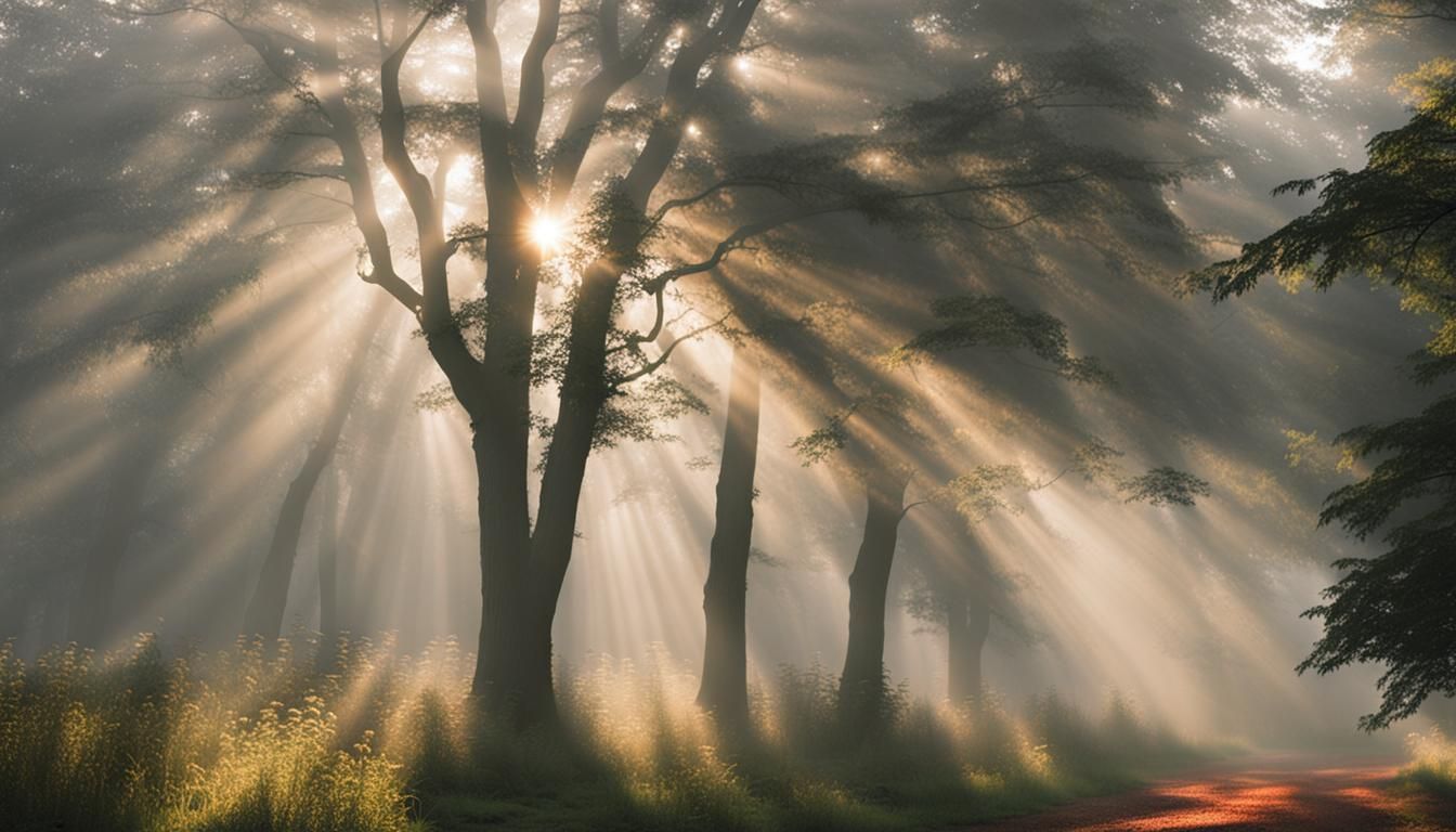 Foggy Dew with Red Light and Sunshine