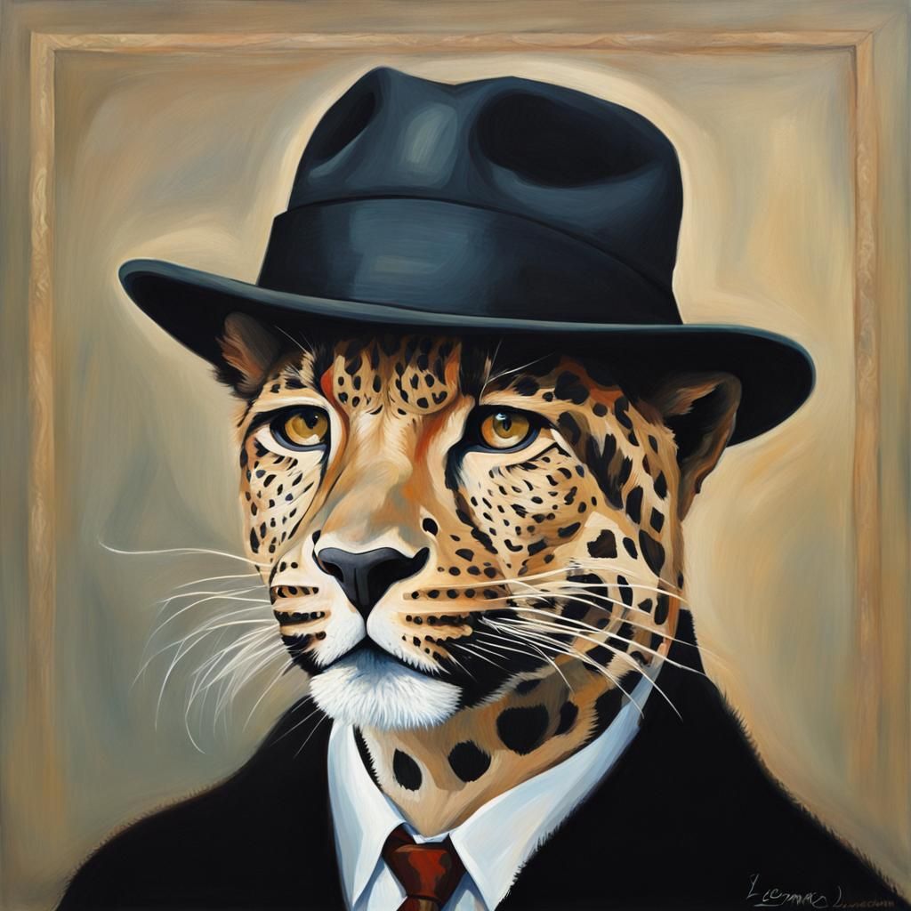 What a typo! Meet Leopard Cohen!!