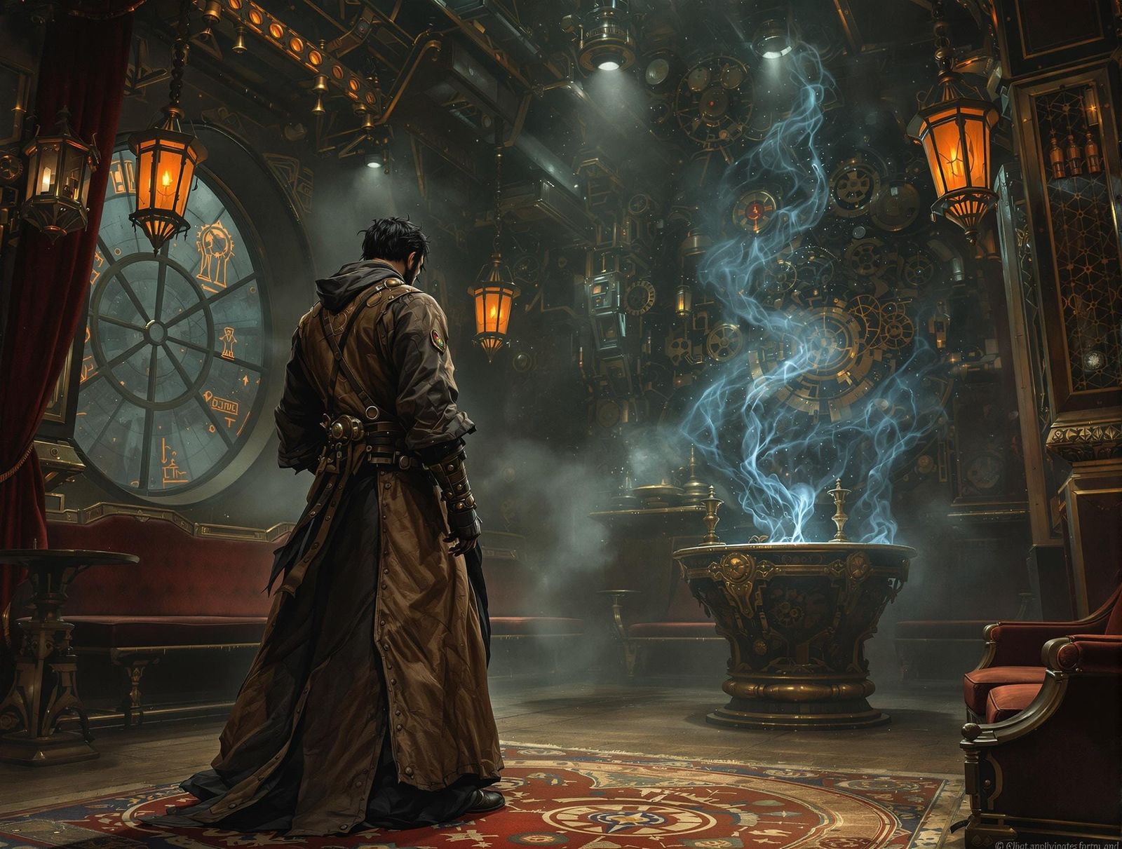 Dieselpunk Oracle Divining the Future