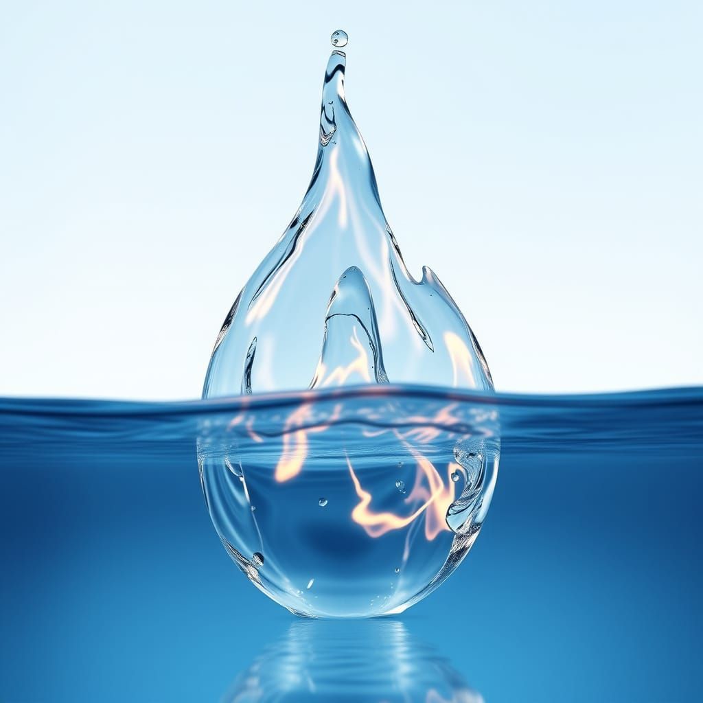 WATER FLAME (no - i did not give up!)