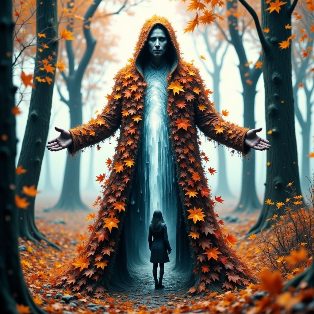 Surreal Autumn God Reveals Winter Landscape