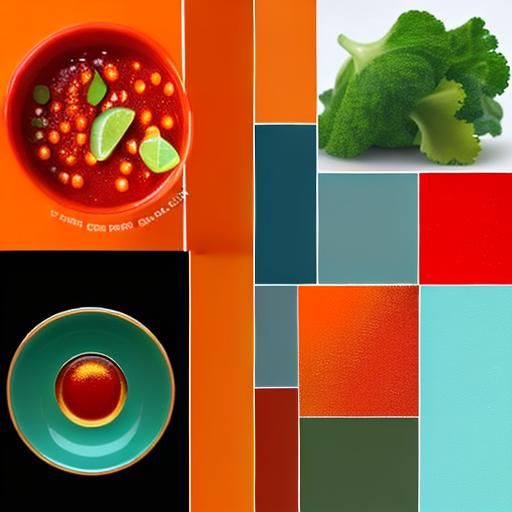 Colors can be very evocative of different senses. Warm colors like red and orange can evoke warmth and spiciness, while ...