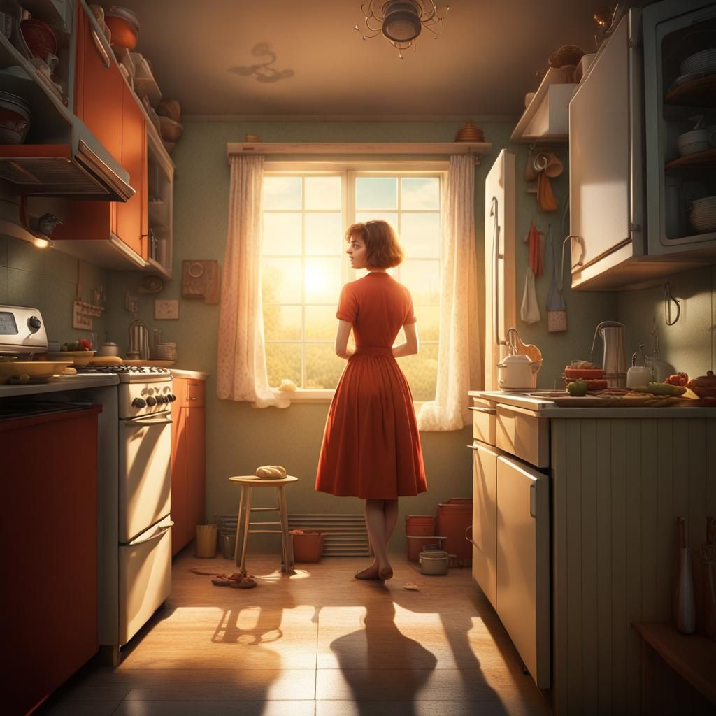 Horror Housewife Unveils Kitchen Nightmare