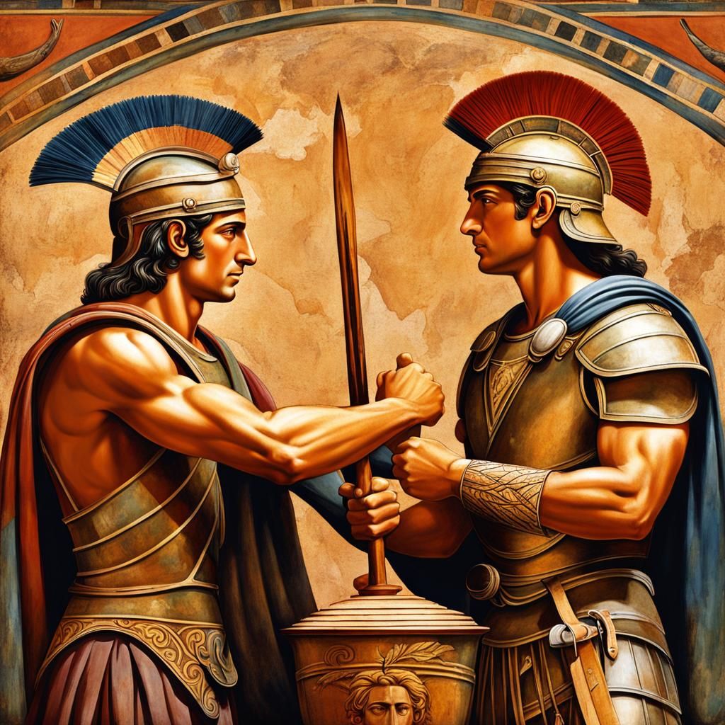 Alexander and Hephaestion: Strategy Session in Greek Art Sty...