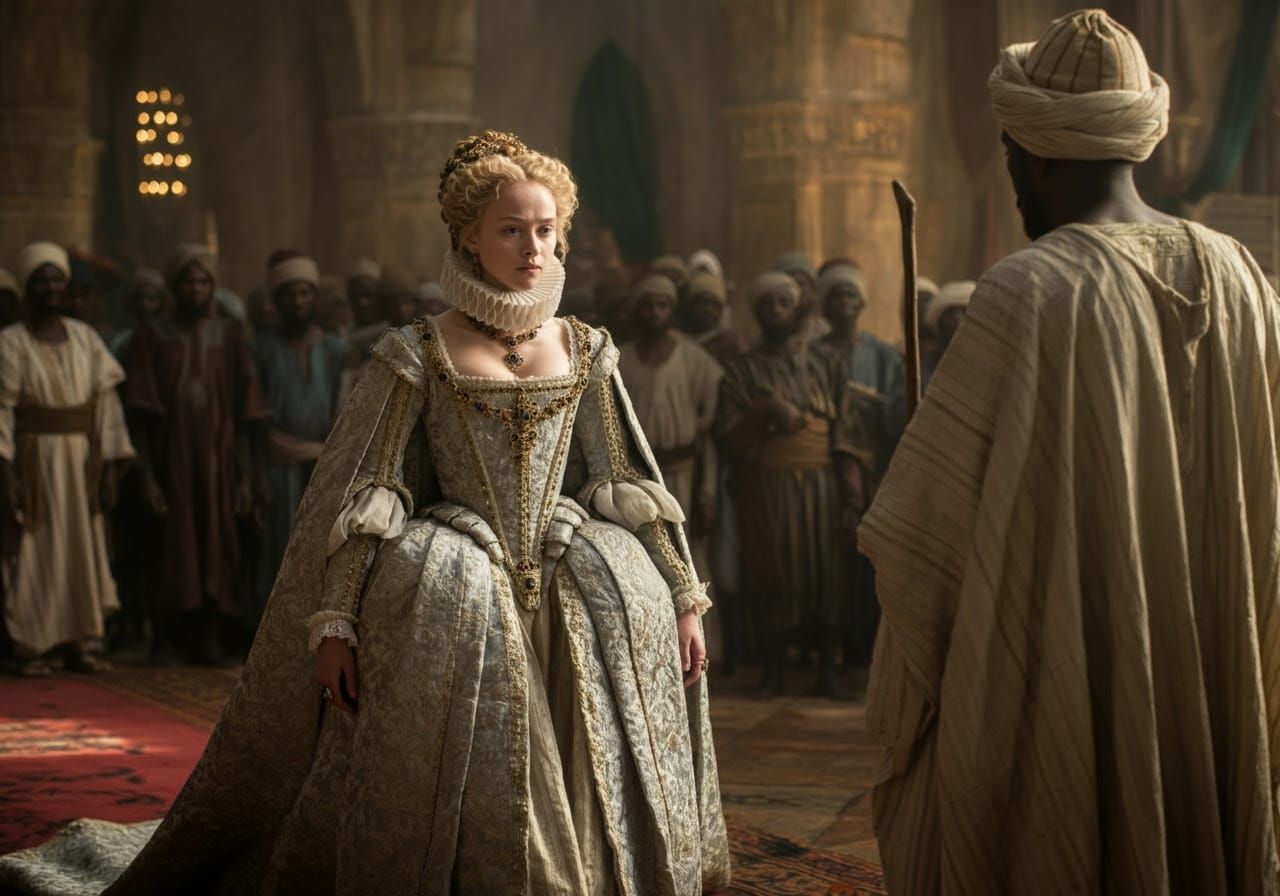 Queen of Spain Meets Mansa of Mali