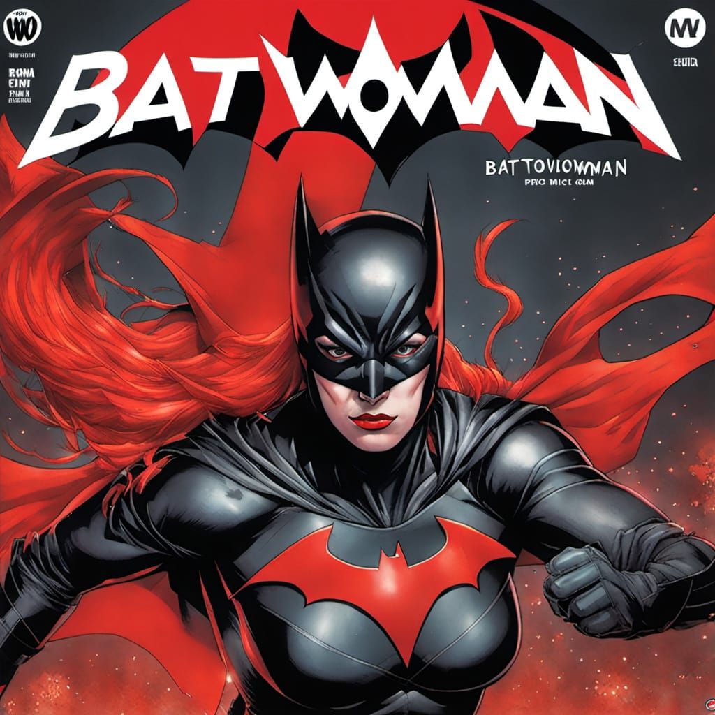 Comic Book Cover Art of Batwoman's First Year
