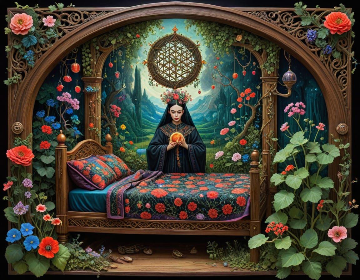 Surreal Whimsy in a Land of Enchanted Florals