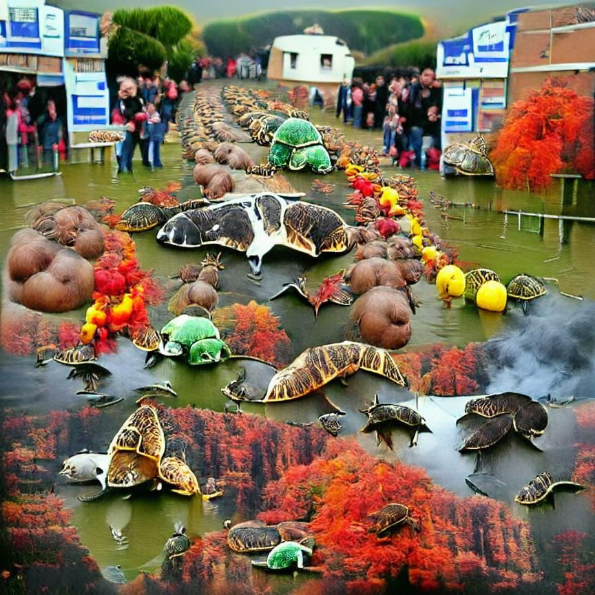 Turtle Festival in Autumn