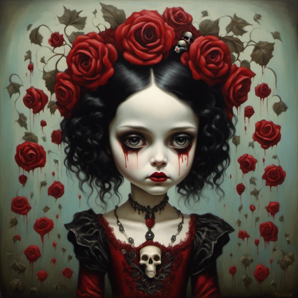 Gothic Vampire Skulls: A Macabre Vision