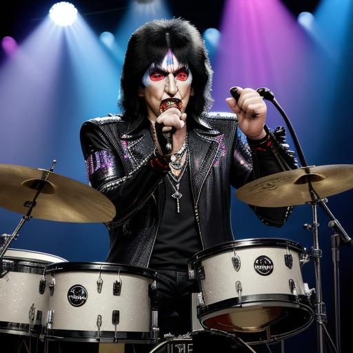 Peter Criss of KISS: Live Concert Photography