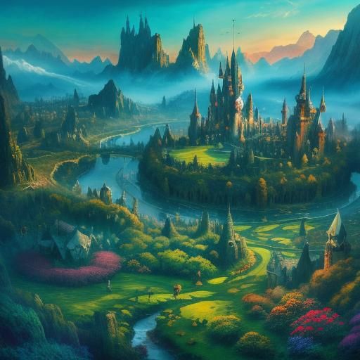 Enchanting Wonderland Landscape in Large Format Photography