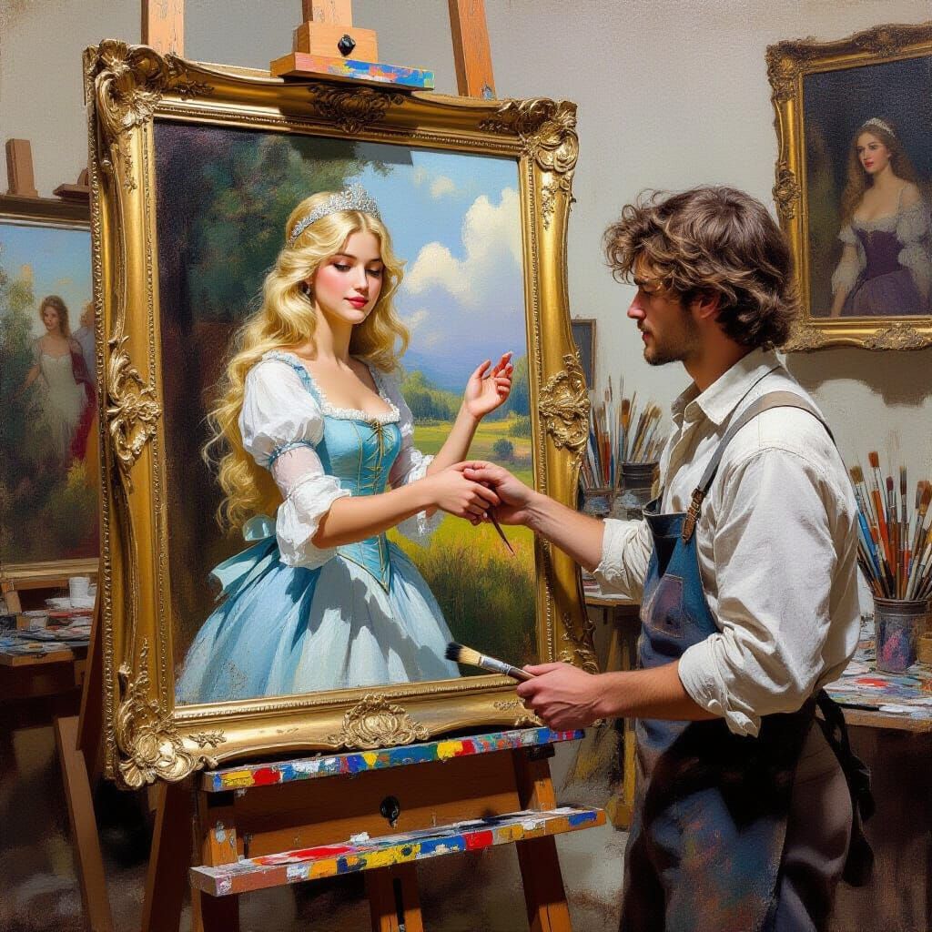 Painter's Dream Comes Alive in Impressionist Studio