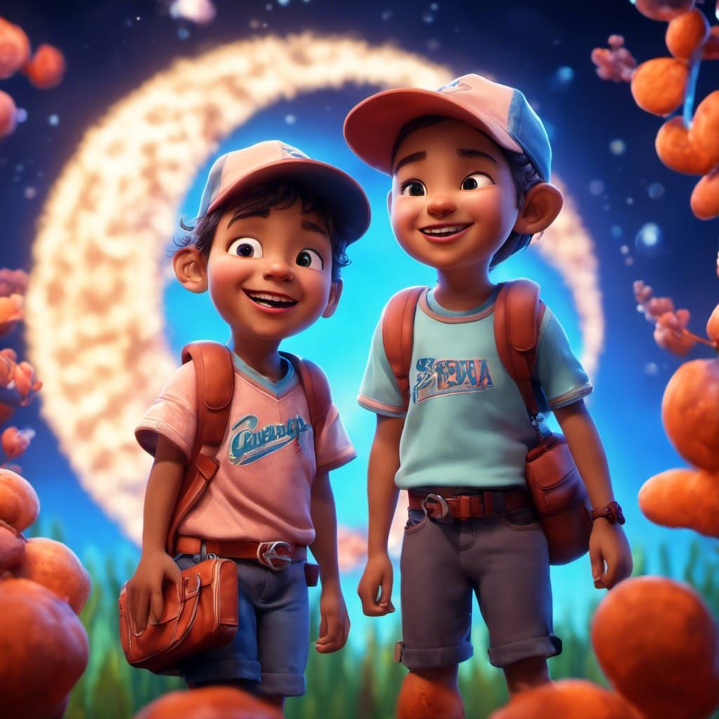 Constellation of Baseball Players in Bioluminescent Garden