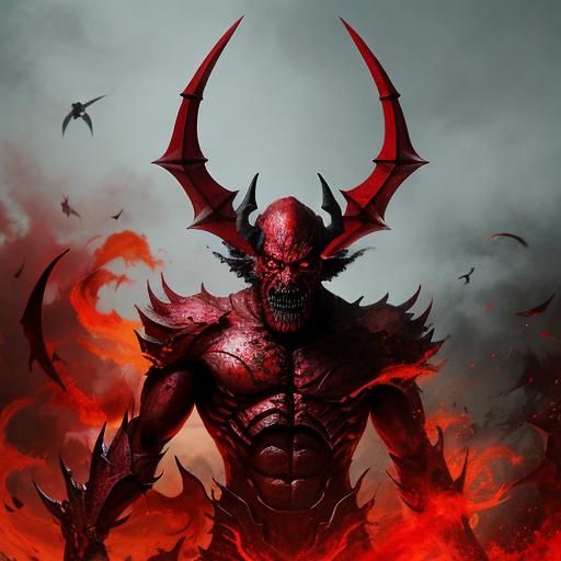 Image of a Red Demon
