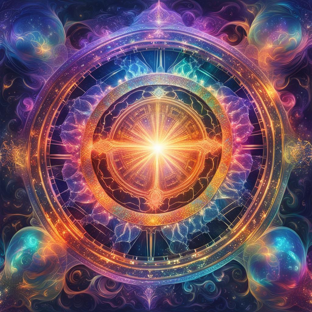 Iridescent Astral Display of Advanced Technology Magic