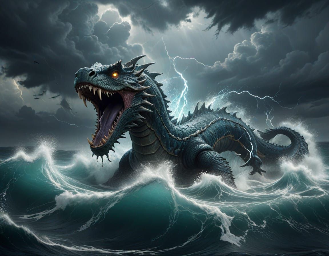 Epic Sea Serpent Rises from Turbulent Depths in IMAX