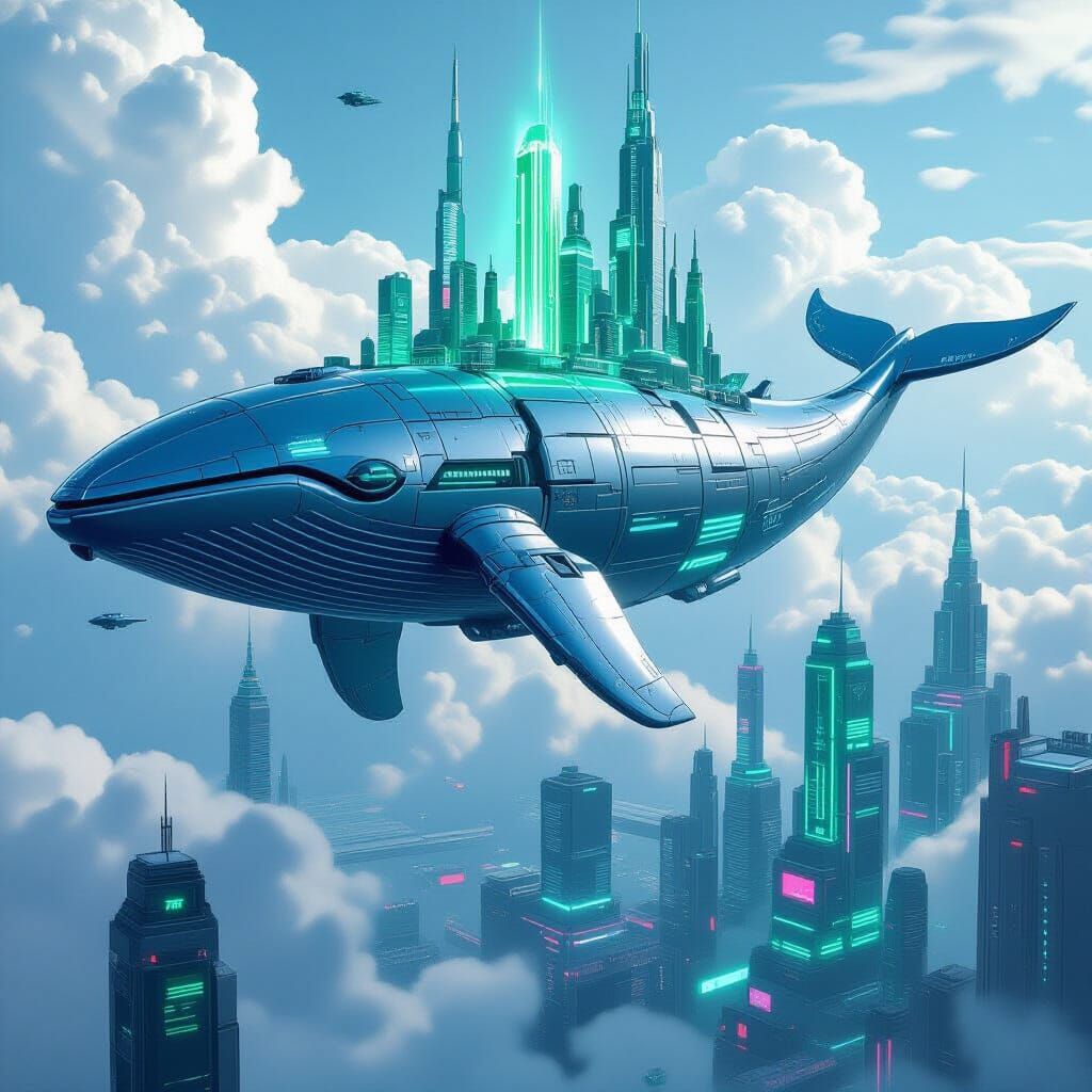 Robotic Whale Soaring with Crystal City