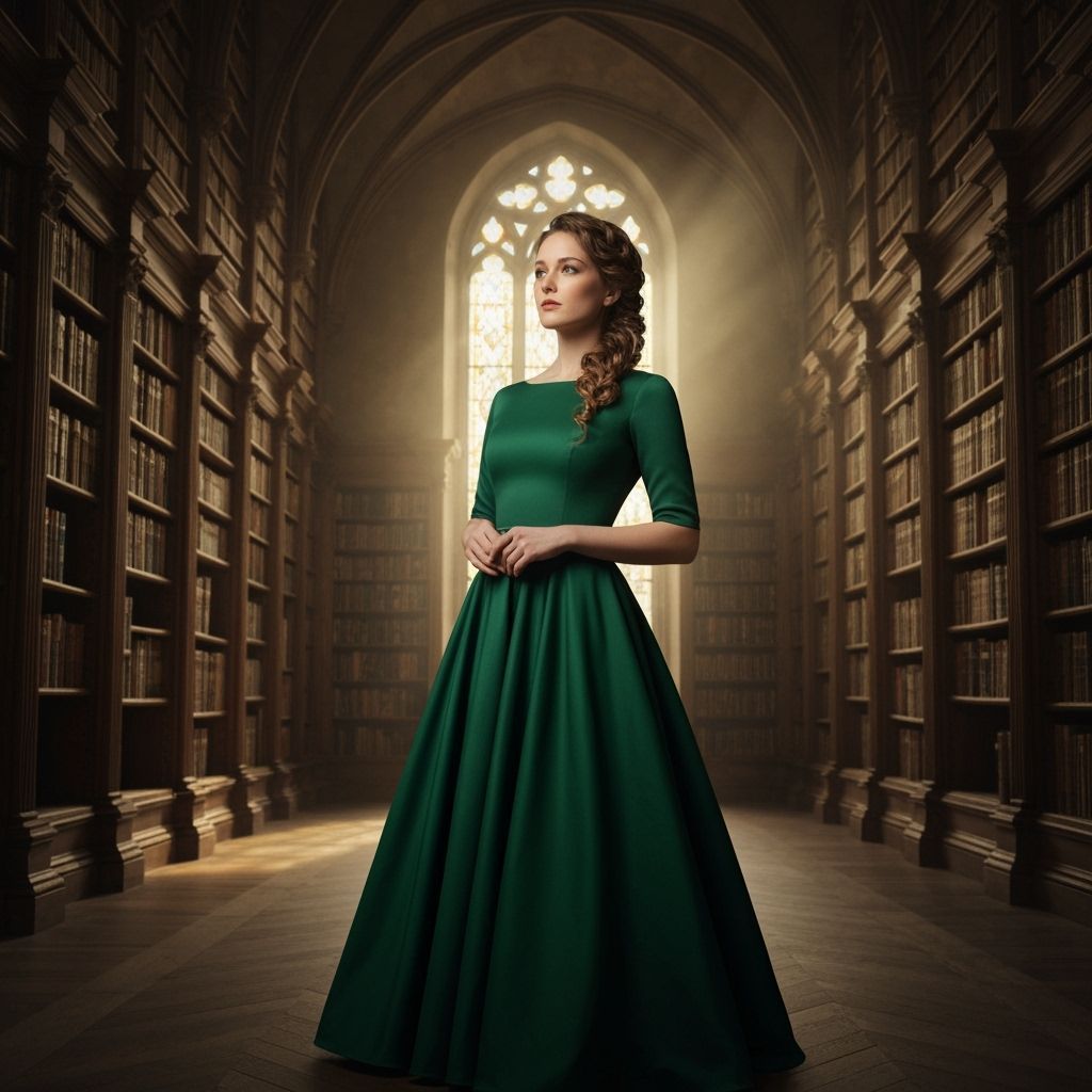 Geometric Tattoo Art: Woman in Mondrian-Inspired Setting