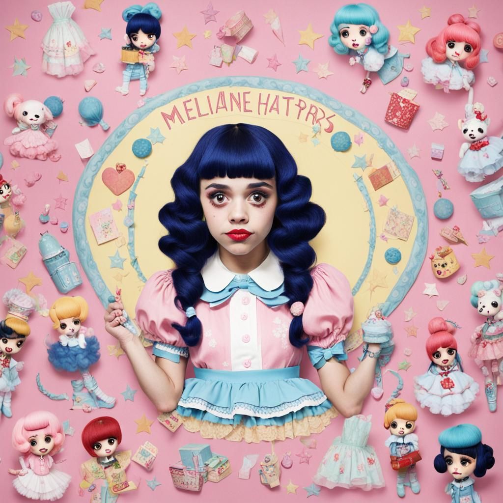 Melanie Martinez Inspired Digital Portrait