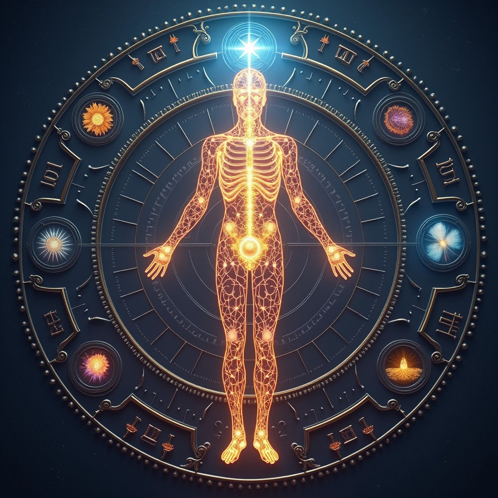 Human Energy Field: Spiritual Matte Painting