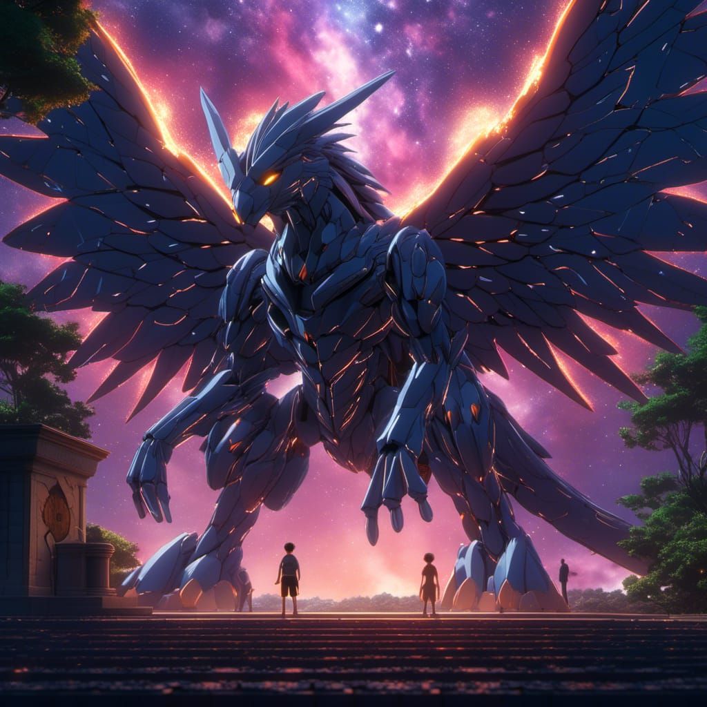 Zekrom in Dark Matter Nebula, Anime Key Visual