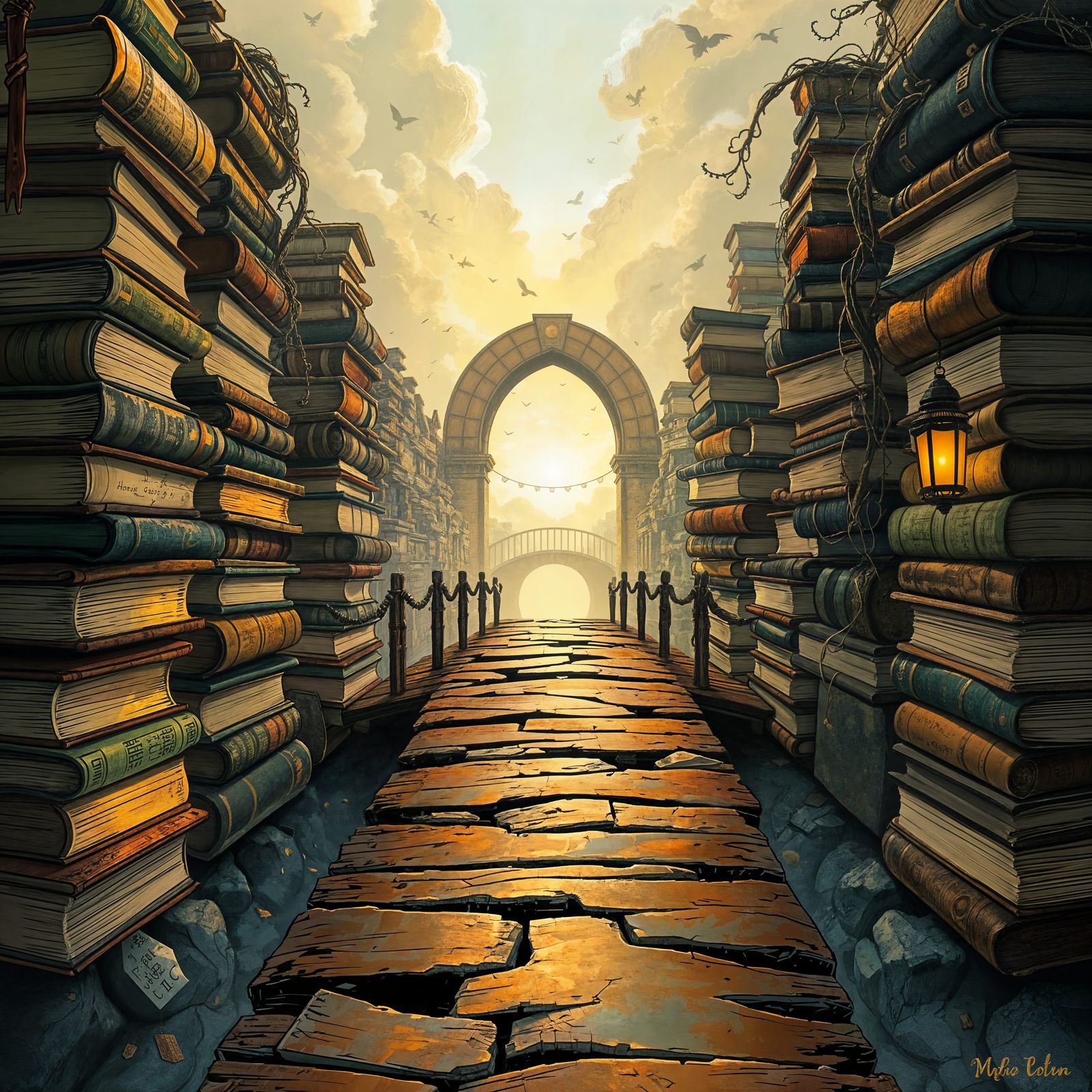 Bridge of Tomes to Enchanted Realms