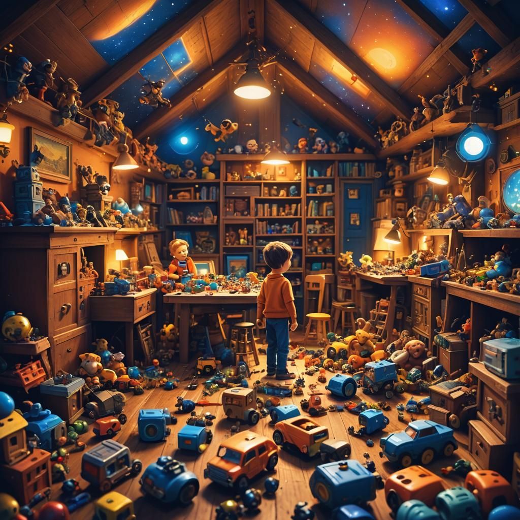 Andy's Attic Toy Farewell: Fantasy Concept Art