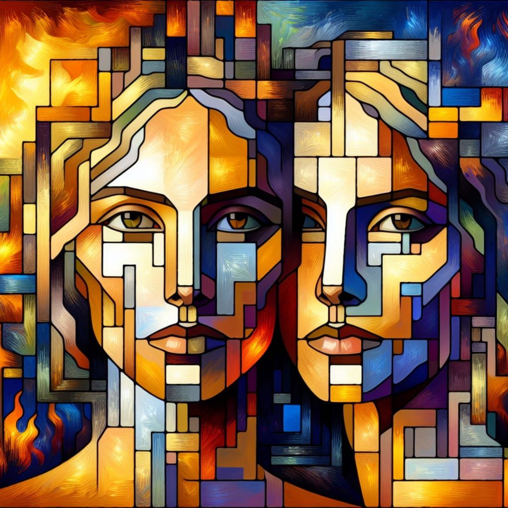 Double Portrait in All the Fluids