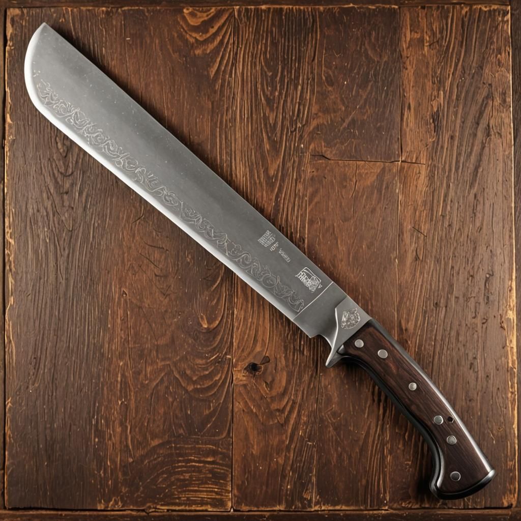 Shining Machete with Bokeh