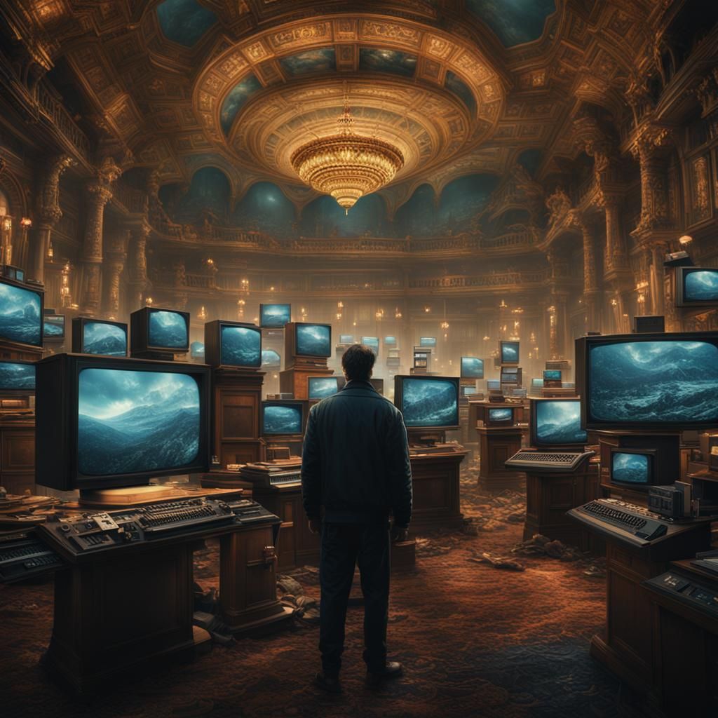 Dramatic Television Digital Matte Painting