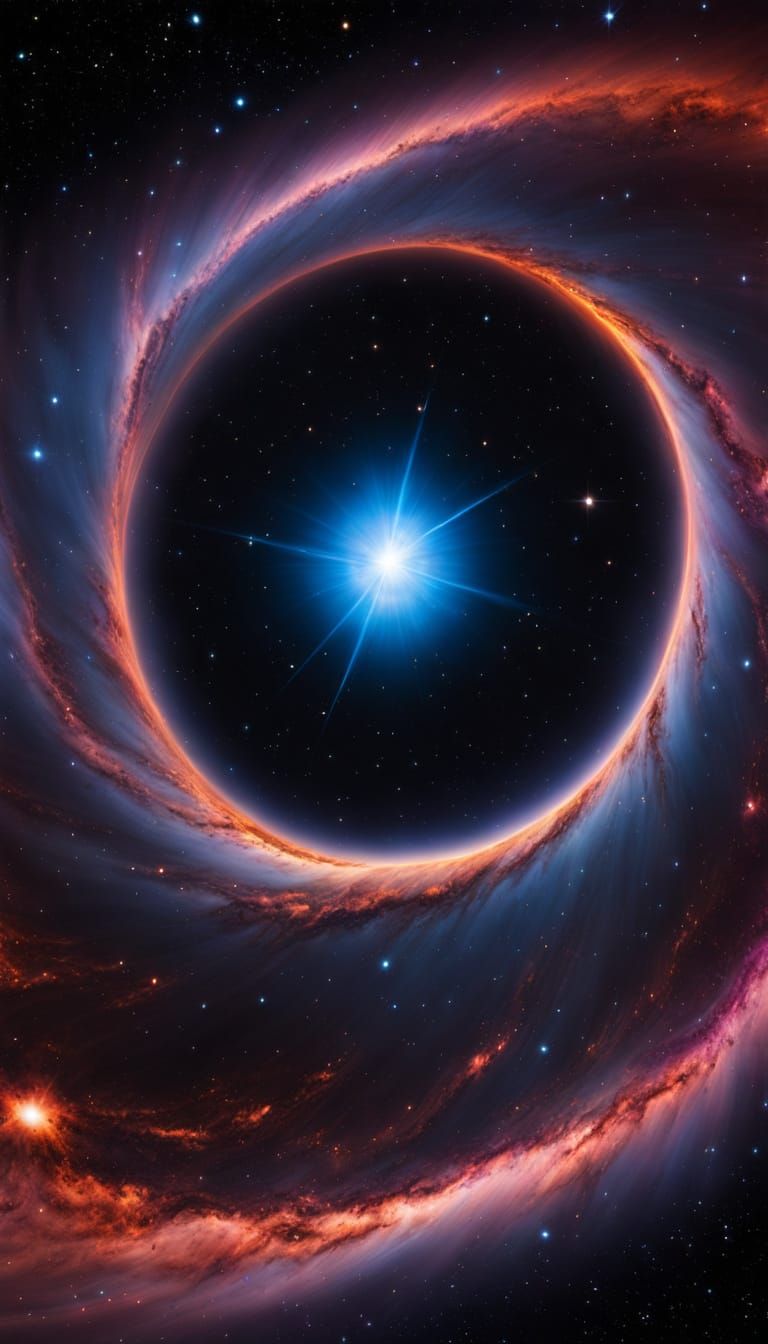 Galactic Odyssey in Aerograph Style