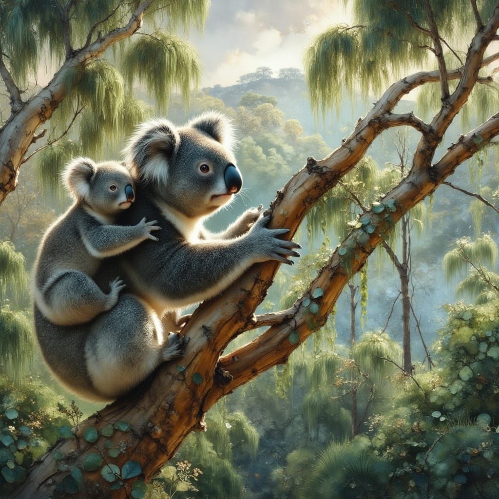 A day in the life of a Koala.