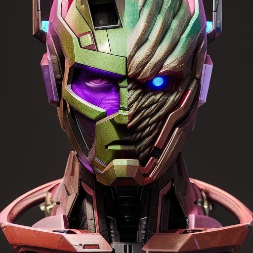 Composite Portrait in Hyperrealistic Oil Painting Style