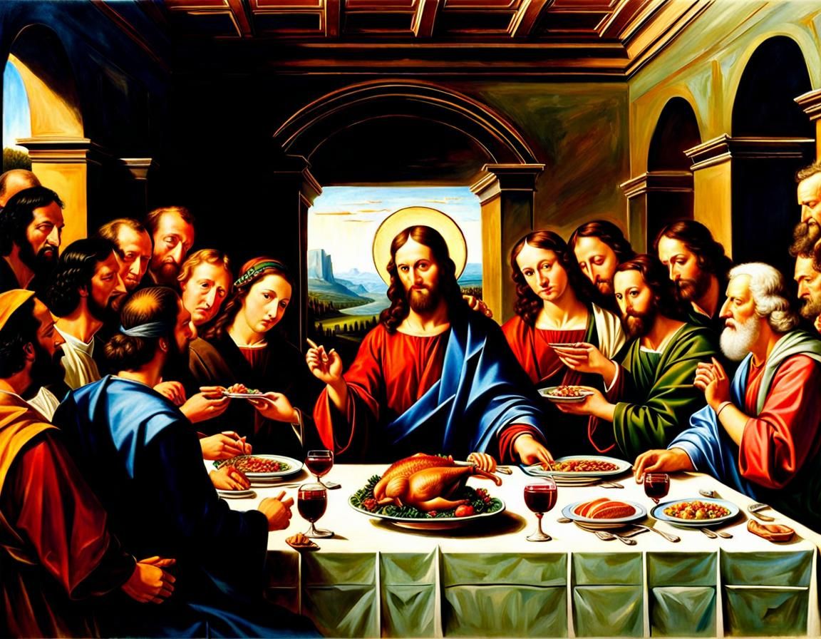 The Last Thanksgiving Dinner: Photorealistic Feast