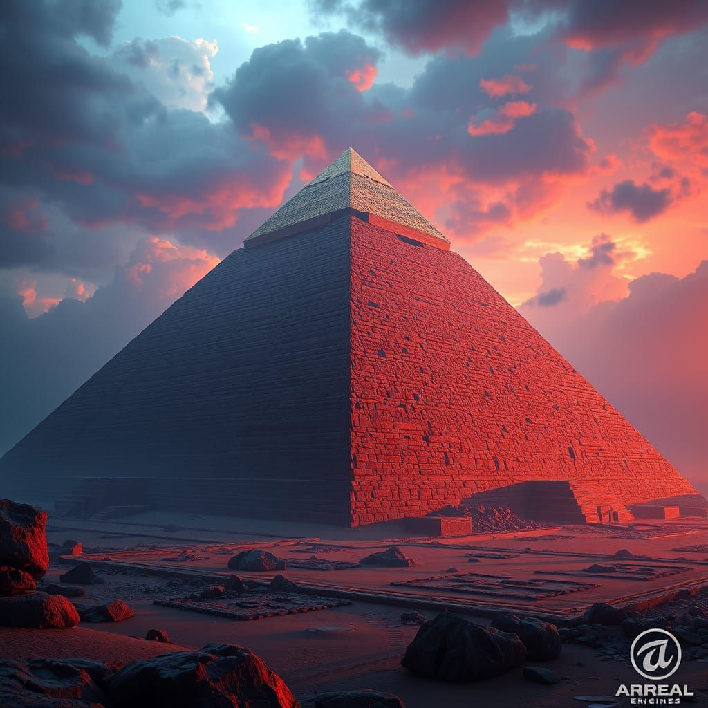 Mystical Realm Unveiled Beneath Ancient Pyramid