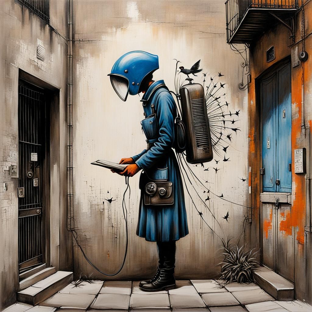 There was no telling what thoughts would come from the machi...