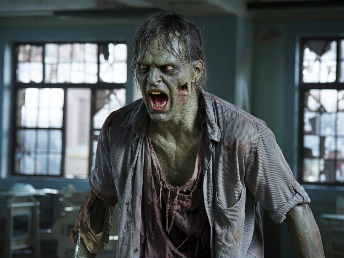 hungry redneck zombie