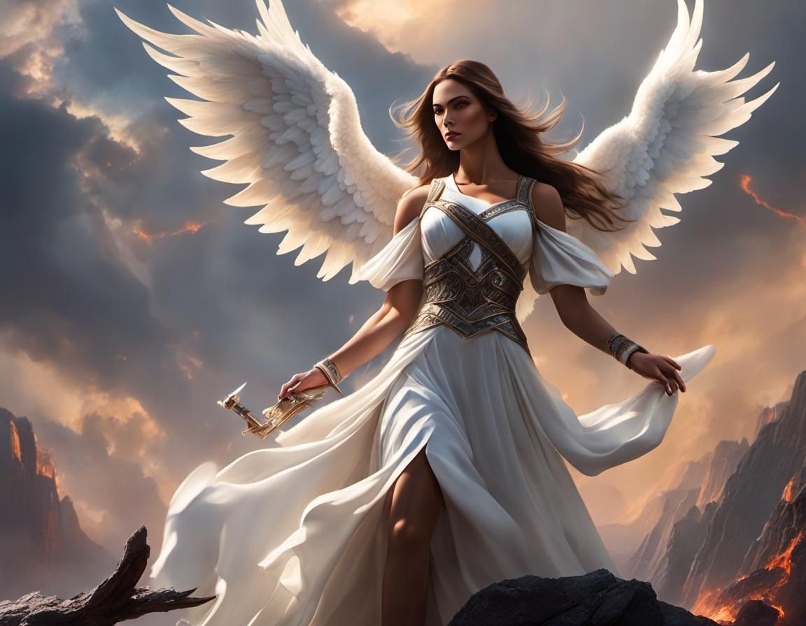 Duality: Angel and Demon in Anime Style