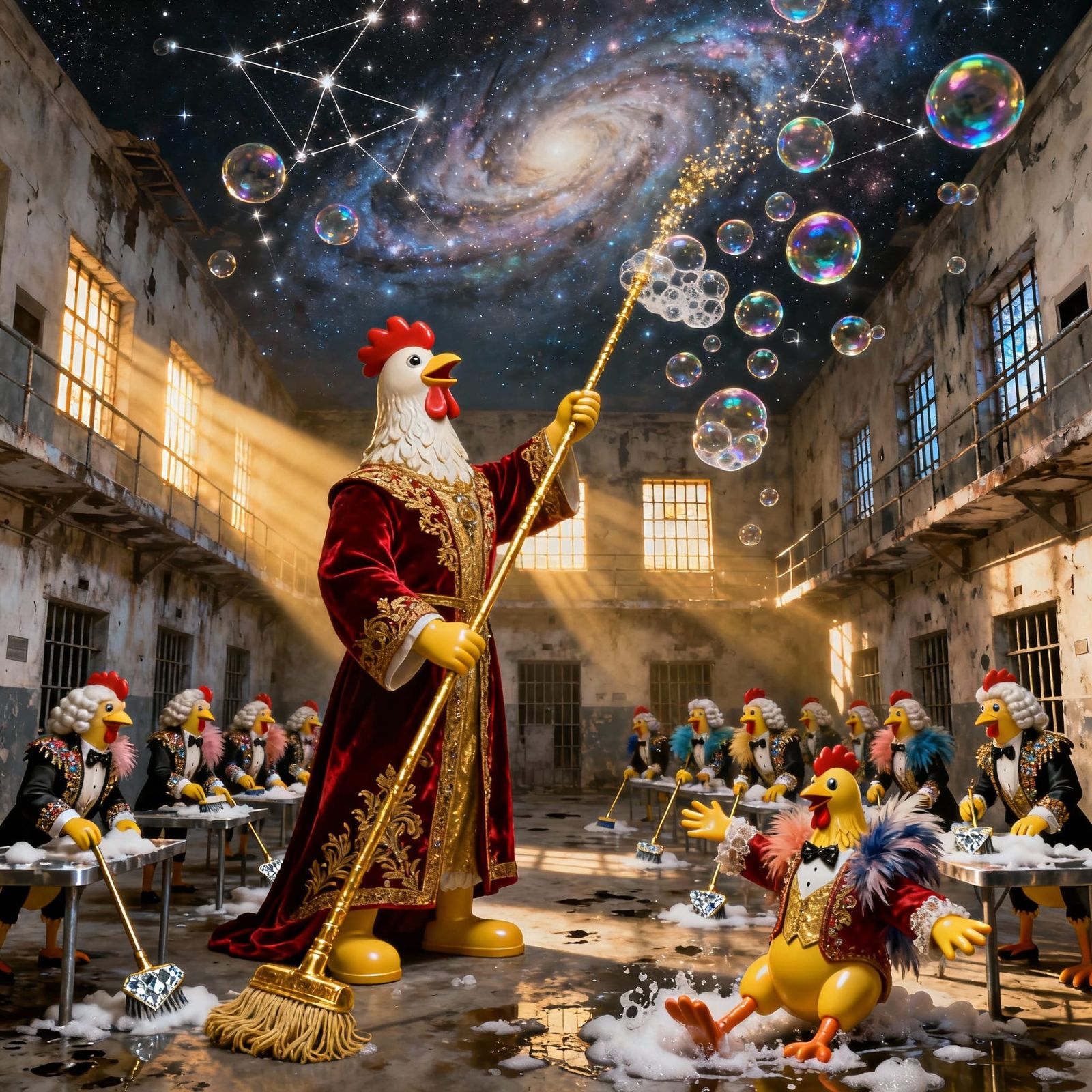 Cosmic Rubber Chickens Conduct Opera Inside Alcatraz