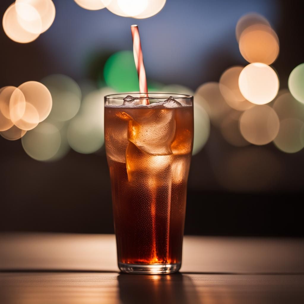 Refreshing Soda Drink in Professional Photography Style